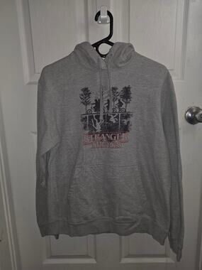Unisex Stranger Things Upside Down Netflix Hoodie Pullover Size Med
